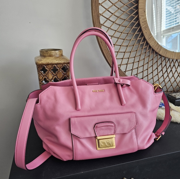 Miu Miu Soft Leather Tote! sold - Picture 5 of 17